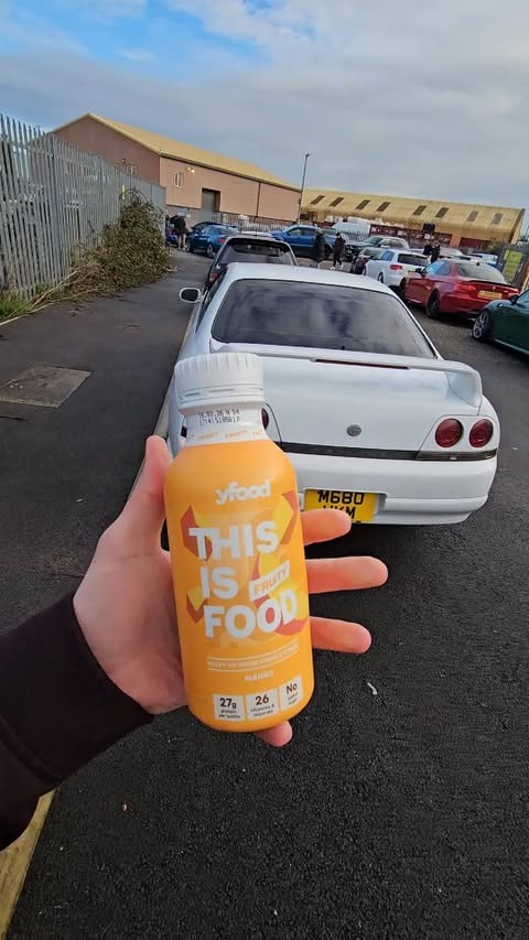 Instagram post by @adamc3046 for yfood. Caption reads: [...] 🥶 But that comes with some positives as....