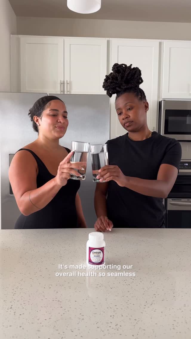 Instagram post by @theesperanzamaria for Centrum. Caption reads: Y’all know how I feel about my mornings but....