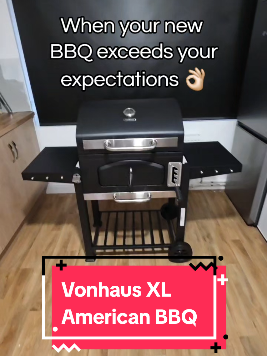 TikTok post by @katiesttshop for VonHaus. Caption reads: [...] into the ultimate BBQ spot with the VonHaus....