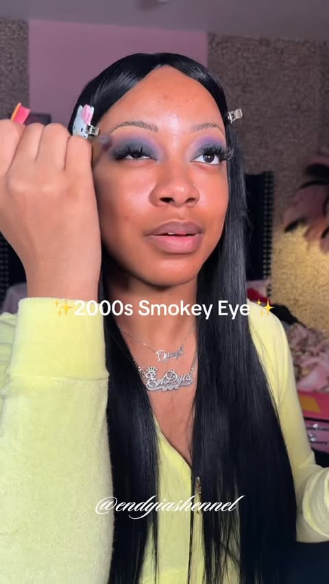 Instagram post by @endyiashennel for Beauty Bay. Caption reads: It’s something about how INTENSE a 2000s Smokey....