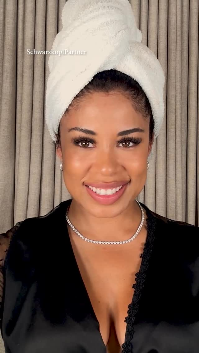 Instagram post by @keshiachante for Schwarzkopf. Caption reads: #SchwarzkopfPartner There’s something powerful....