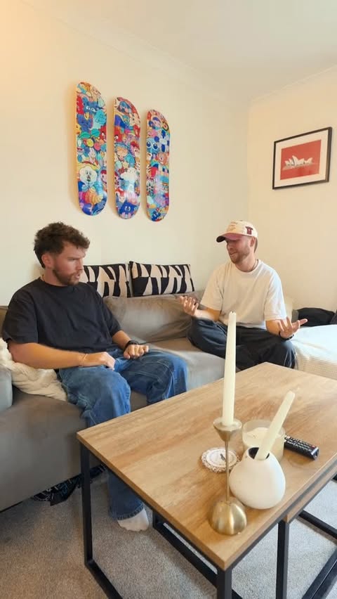 Instagram post by @tom_ismyname for Microsoft. Caption reads: [...] companion always got my back 👊🏼 @microsoft....