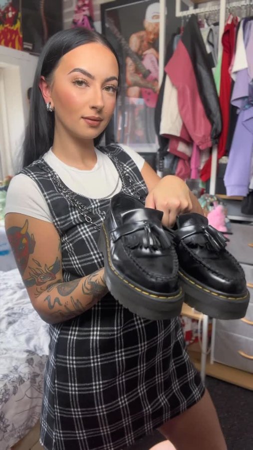 Instagram post by @shelbycronin for Damaged Society. Caption reads: ad@damagedsocietystore Damn Tragic AW25 drop 1 is....