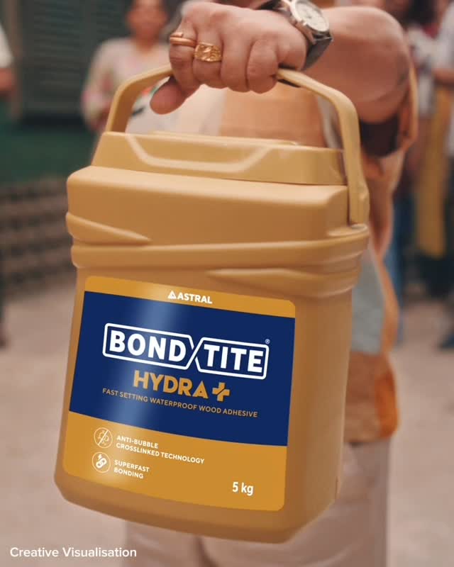 Instagram post by @alishamistryyy for Bondtite. Caption reads: [...] that never gives up. #AstralAdhesives....
