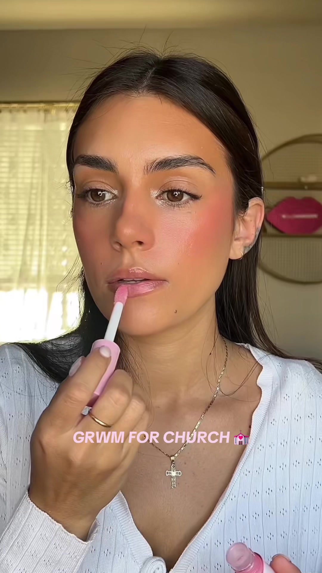 TikTok post by @honeygirlmua for Beautyblender. Caption reads: [...] BEAUTY @Natasha Denona @Beautyblender....