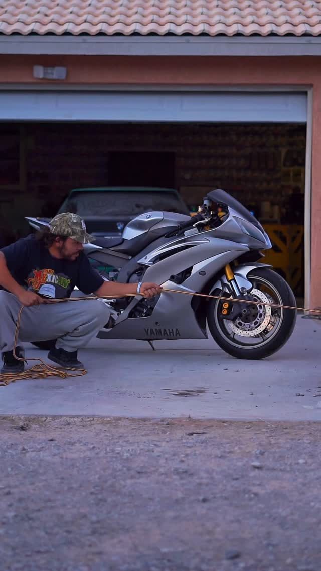 Instagram post by @seanmorganvlogs for Monster Fairings. Caption reads: Can you guess the color? 🤔....