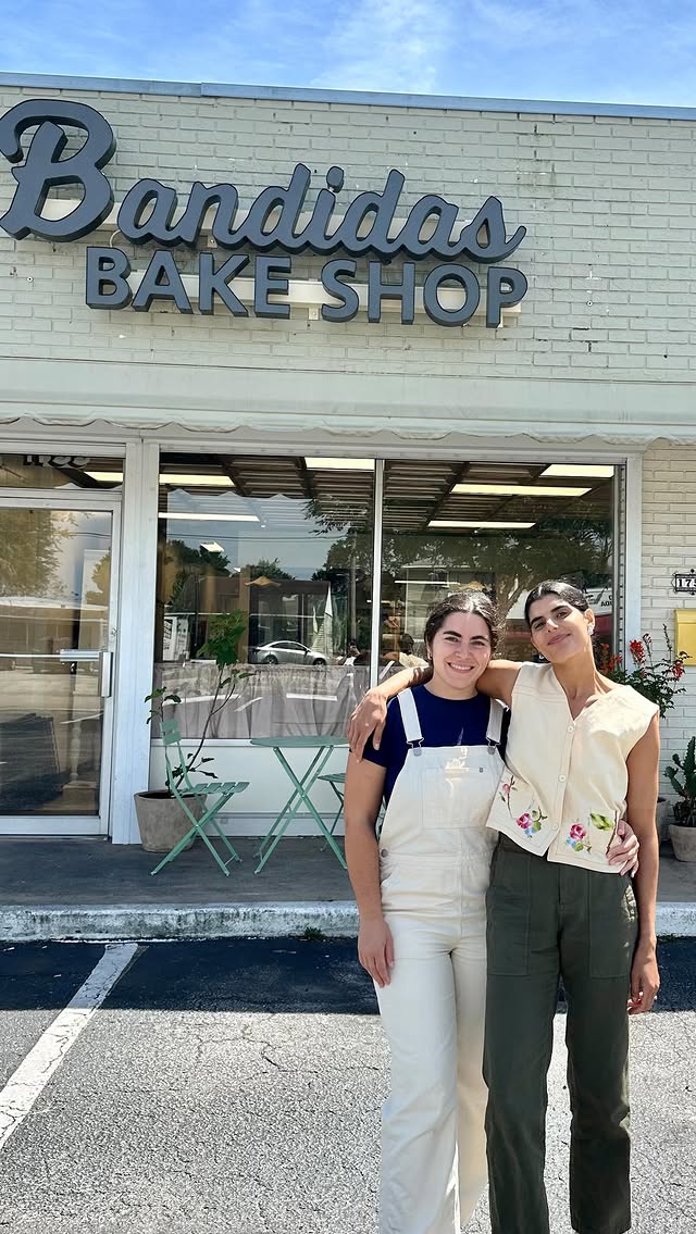 Instagram post by @bandidasbakeshop for Cherry Bombe. Caption reads: [...] Gabi as the very first employee of Cherry....