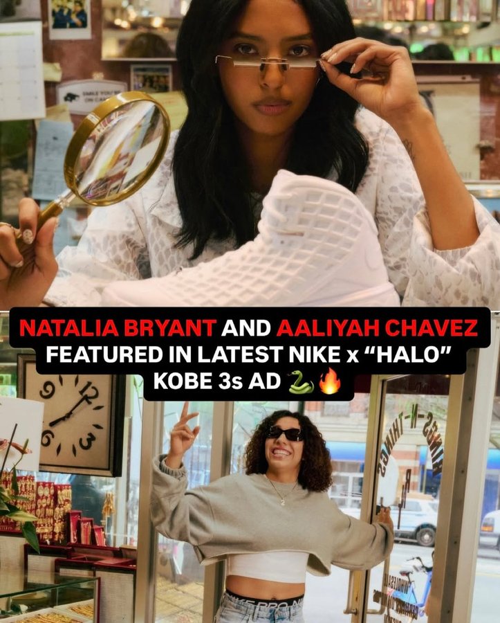 Instagram post by @brwsports for Bleacher Report. Caption reads: Natalia and top HS recruit Aaliyah Chavez starred....