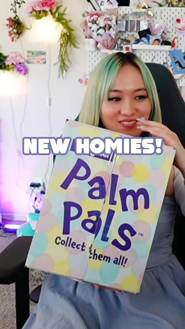 Instagram post by @katliente.ttv for Palm Pals. Caption reads: #ad I gave my bf the lobster 😋 @palmpals.official....