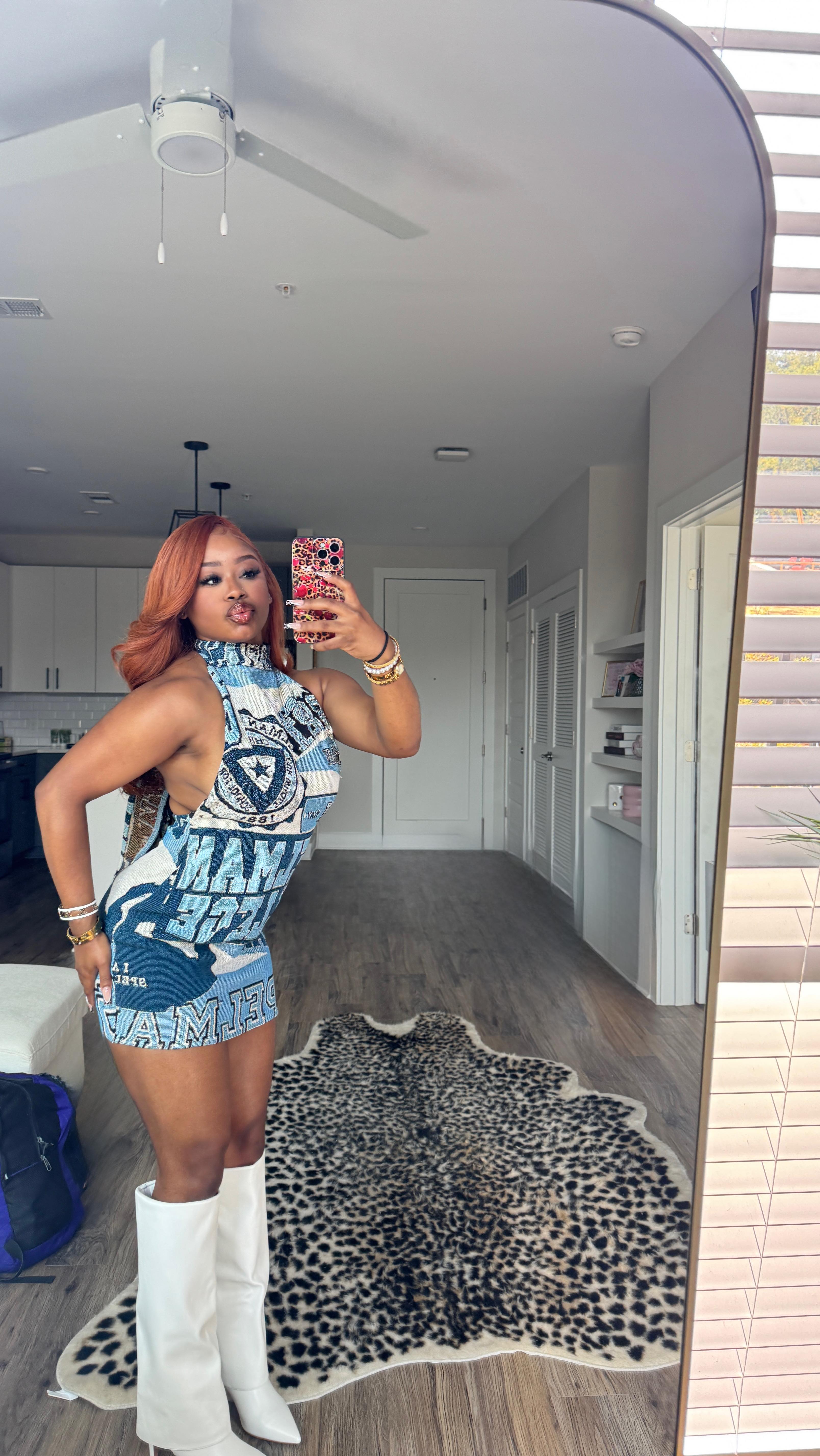 Instagram post by @trinnjusglo for Creme of Nature. Caption reads: [...] and full of life. 👏🏽 I styled with....