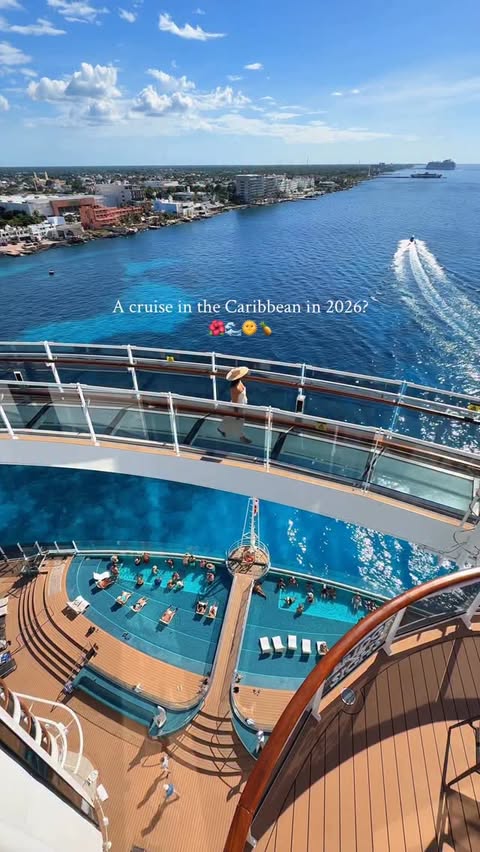 Instagram post by @takemyhearteverywhere for MSC Cruises. Caption reads: Cruising the Caribbean in 2026? 🌴🌊

Just back....
