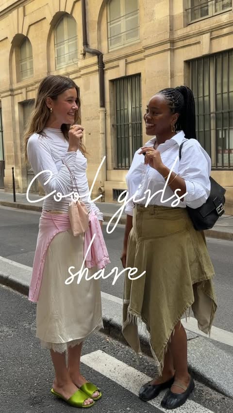 Instagram post by @sviridovskayasasha for Monica Vinader Official. Caption reads: New episode of #CoolGirlsShare with @engadomingue....