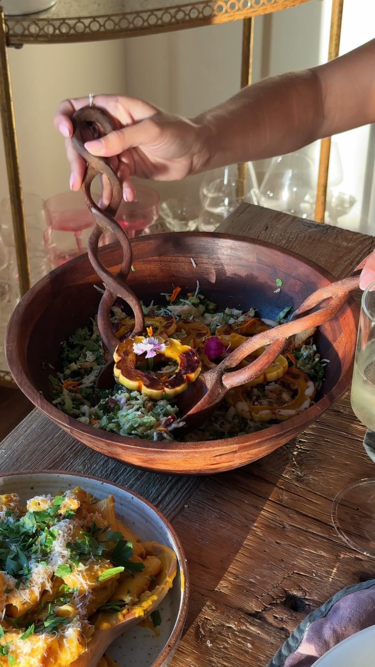 Instagram post by @sporckly for Taylor Farms. Caption reads: [...] easy yet still impressive with....