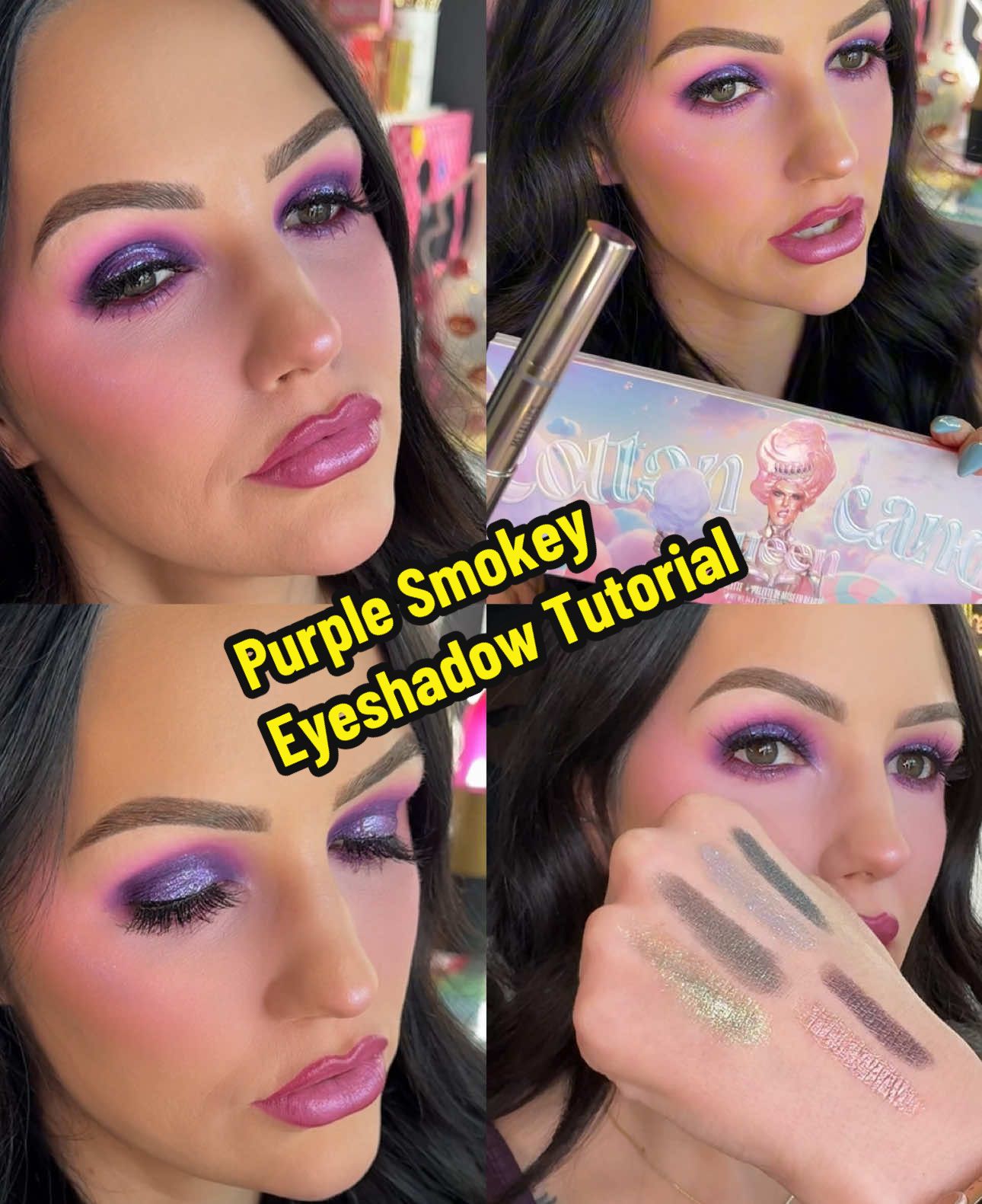 TikTok post by @ashleysummarell_ for Jeffree Star Cosmetics. Caption reads: [...] Used: @Jeffree Star @Jeffree Star Cosmetics....