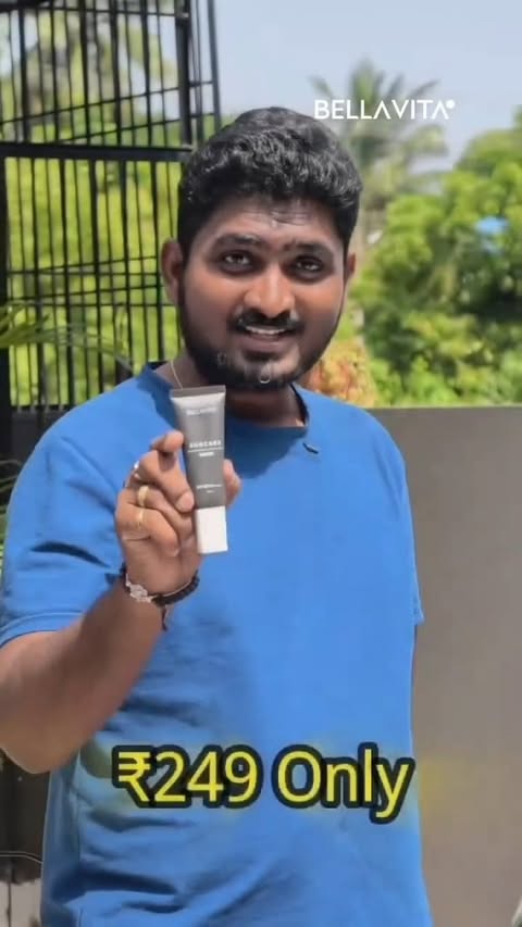 Instagram post by @hellomamas_007 for BELLAVITA LUXURY. Caption reads: Get glow along with sun protection ☀️ Try Bella....