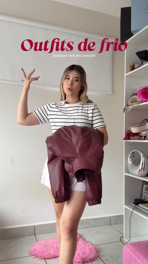 Instagram post by @ximnacampos for REVOLVE. Caption reads: outfits de frío aunque vivo en cancún parte 2 ❤️....