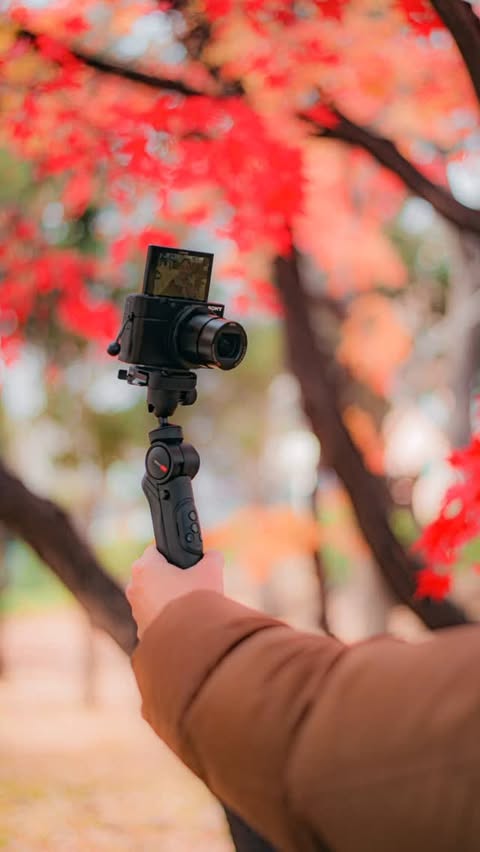 Instagram post by @pgytech.kr for PGYTECH. Caption reads: 촬영 각도에 한계가 있다면, 📷🤔 #광고 PGYTECH Mantis Pod 2.0....