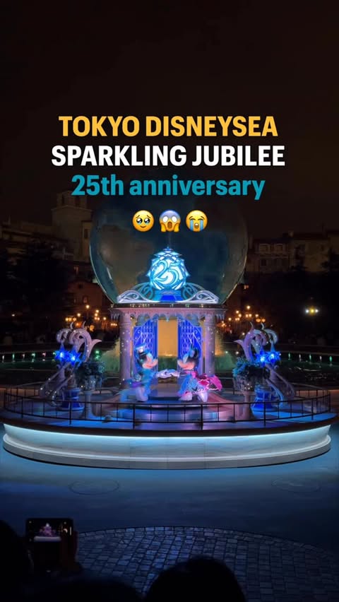Instagram post by @twosometravellers for Tokyo Disney Resort. Caption reads: [...] its 25th anniversary this year! 🎉....