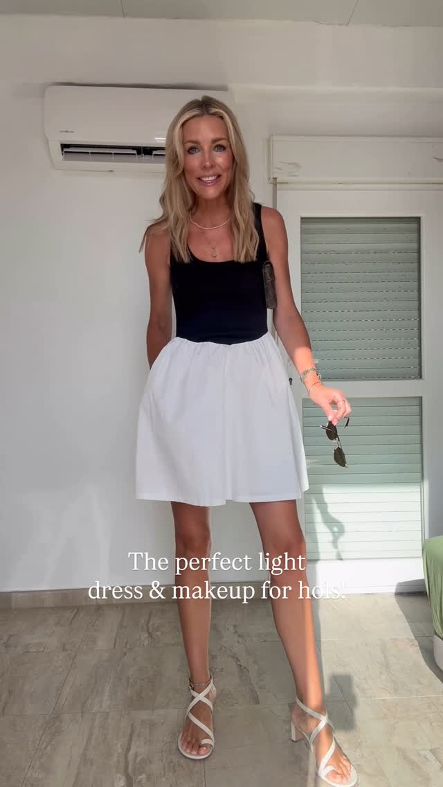 Instagram post by @stylebyjo.ie for Russell & Bromley. Caption reads: Get ready in the heat with me 😅

Dress....