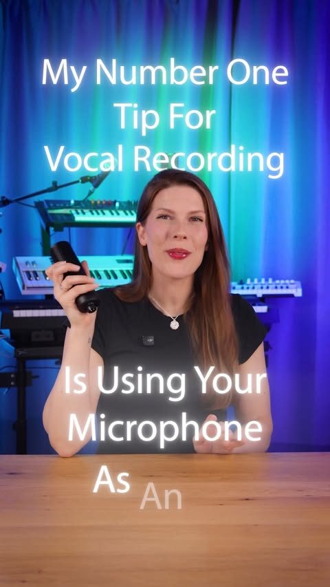Instagram post by @elineveradereus for Shure. Caption reads: [...] moving closer to the microphone? The new....