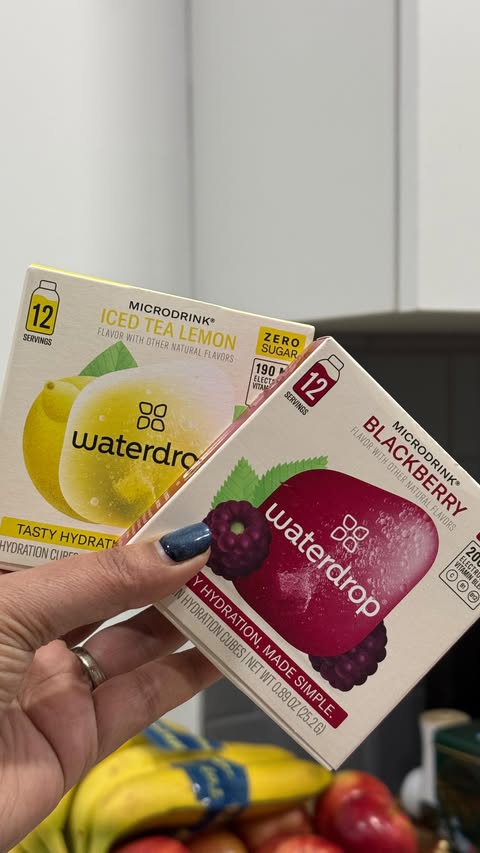 Instagram post by @missfashioncupid for Waterdrop. Caption reads: Big news 🚨 waterdrop® is now at Target....