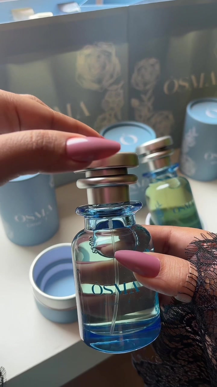 TikTok post by @r00zz2 for Osma Perfumes. Caption reads: @اوسما | OSMA مجموعه امبرتتش وب١٧٥ ريال بس #اوسما....