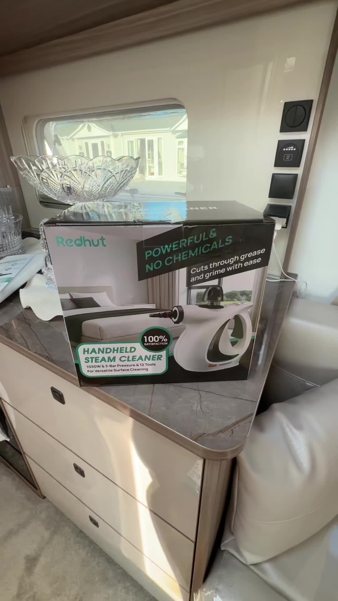 TikTok post by @charlenexsean for REDHUT. Caption reads: Thank you for sending me this @REDHUT CleanMaster....