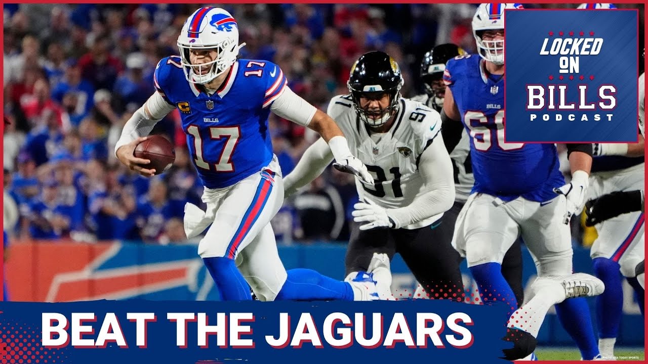 YouTube post by @LockedOnBills for PrizePicks. Caption reads: PRIMER: Blueprint for Buffalo Bills to BEAT the....