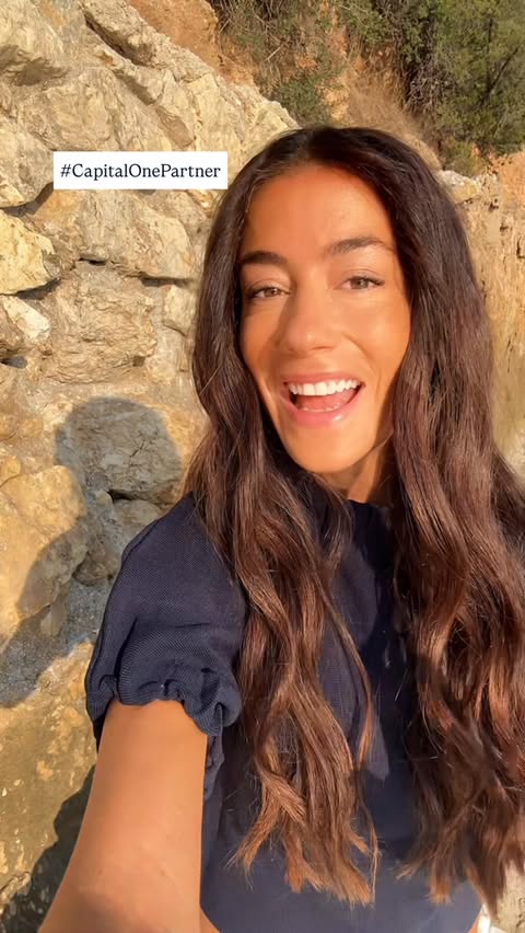 Instagram post by @lindseycalla for Capital One. Caption reads: #CapitalOnePartner On a mythical beauty quest....
