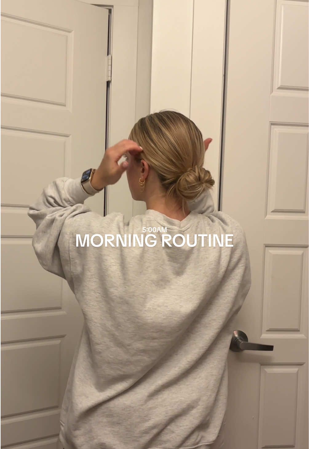 TikTok post by @madelyn_watkins for EarthChimp. Caption reads: New week, same morning routine🫡 started the day....