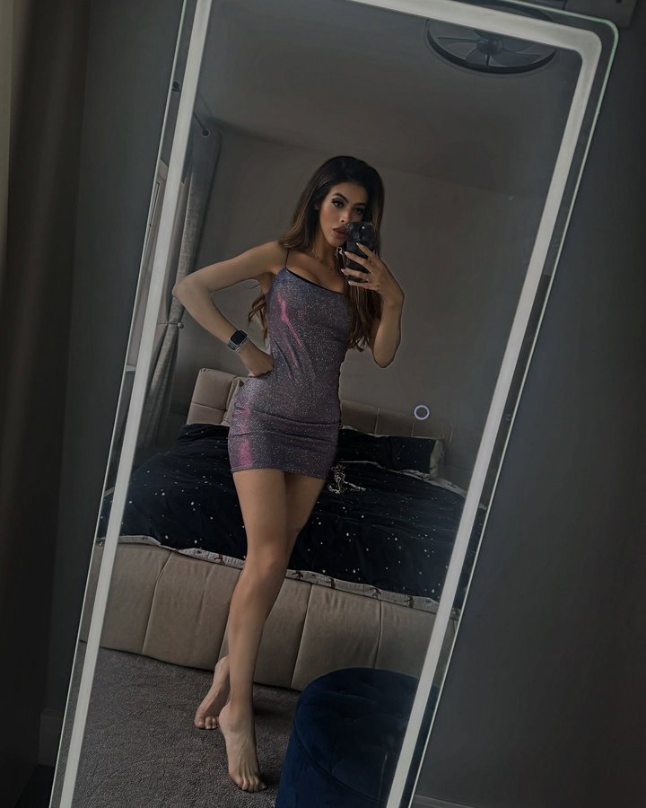 Instagram post by @vanityowl for Femme Luxe. Caption reads: @femmeluxefinery this dress is 😍😍 #femmeluxe....