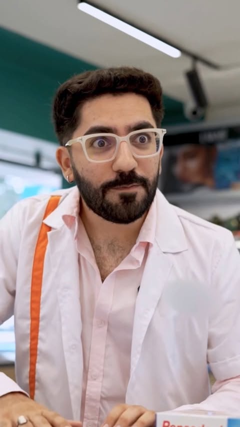Instagram post by @dhruvtalwarrr for Pepsodent. Caption reads: [...] wajah se cold coffee se door? 😭☕ Ab....