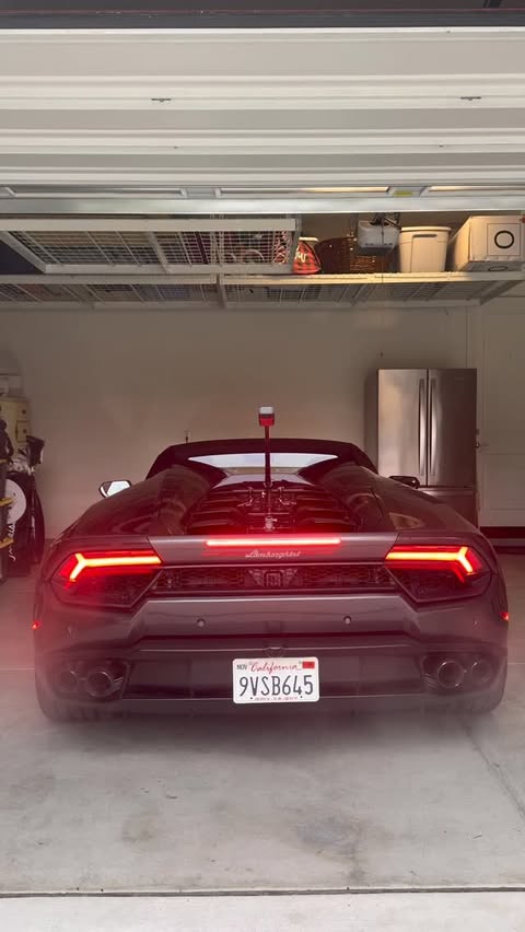 Instagram post by @jesserevs_ for Lamborghini. Caption reads: Cold Turkey start, @lamborghini Huracan 🍁🦃....
