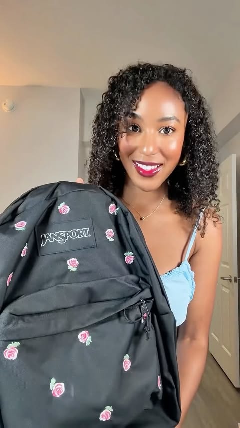 Instagram post by @ashleyhollis_ for JanSport. Caption reads: [...] that become part of my story. Find the....