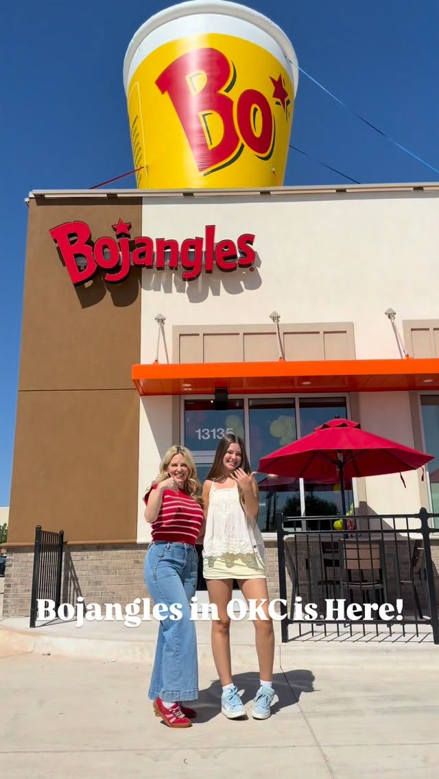 Instagram post by @tiffanyinokc for Bojangles. Caption reads: [...] Carolinas to OKC… it’s finally here....