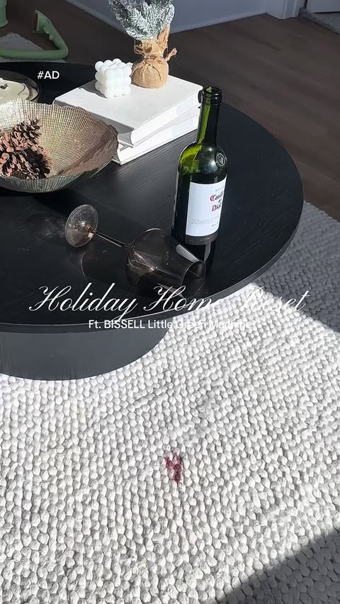 Instagram post by @ayannaalexiss for BISSELL. Caption reads: [...] oddly therapeutic. Link in bio to shop!....