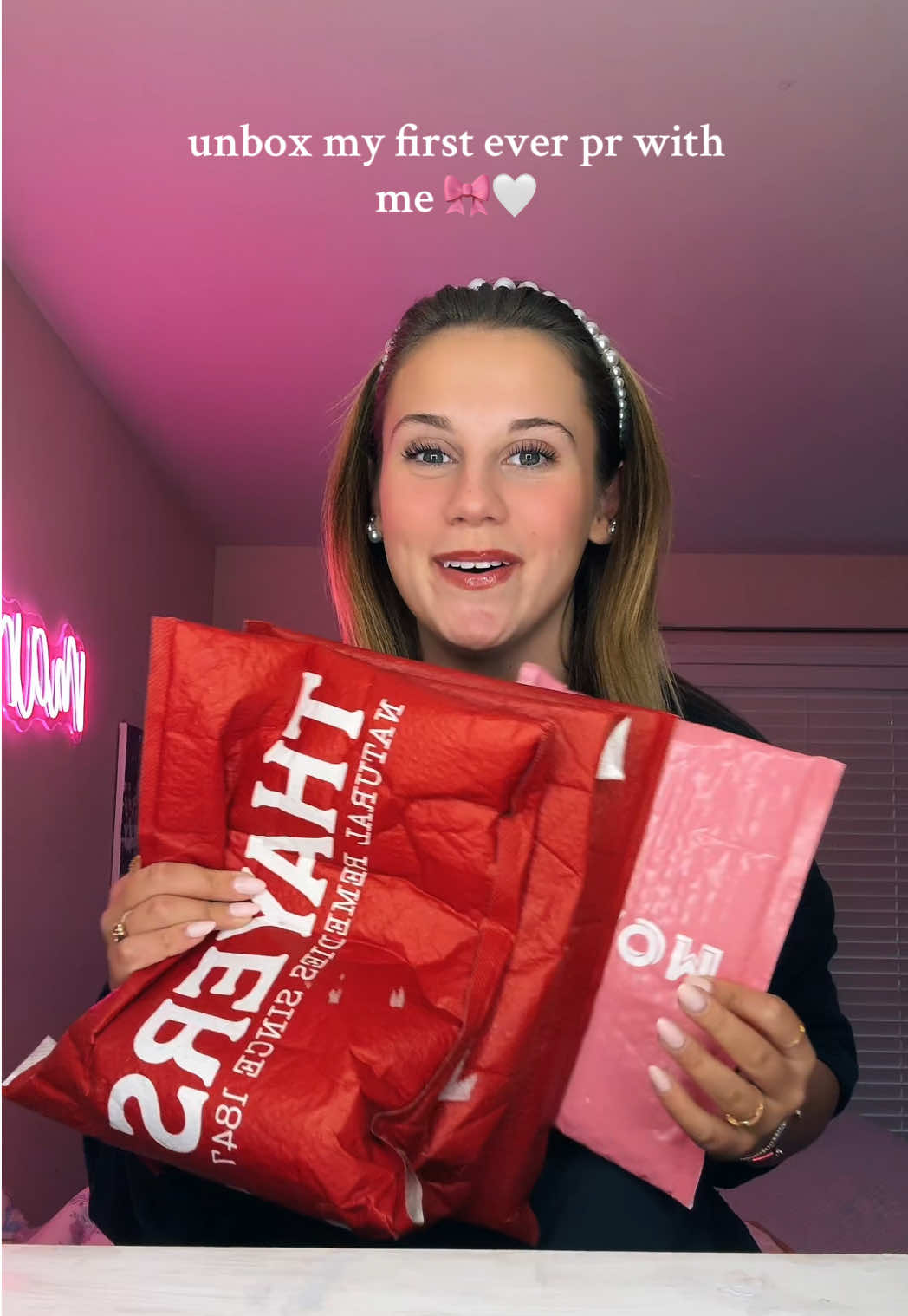 TikTok post by @marleighjhenson for BUXOM Cosmetics. Caption reads: [...] thank you so much @Thayers and....