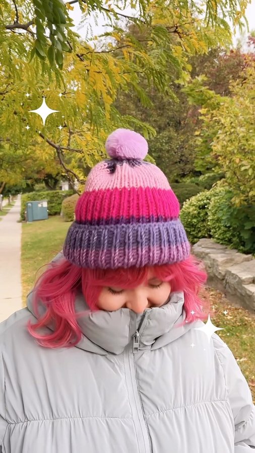 Instagram post by @sundropsol for Yarnspirations. Caption reads: Feeling so cozy and accomplished after making my....