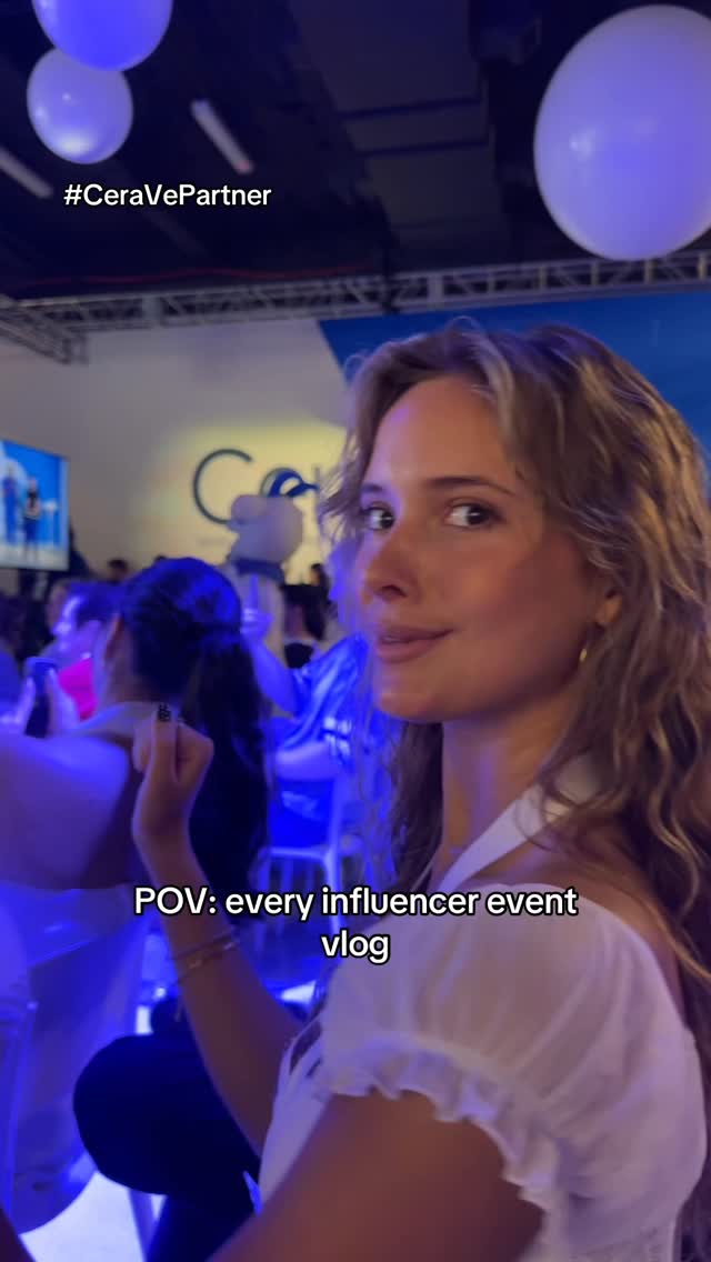 Instagram post by an influencer for CeraVe. Caption reads: Wait why am I like scared🤣@cerave #ceravepartner.