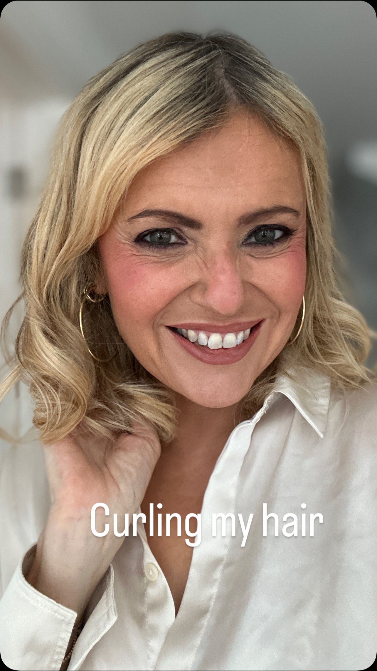 Instagram post by @carolem_beauty for BaByliss. Caption reads: [...] so this is my first time using the @babyliss.