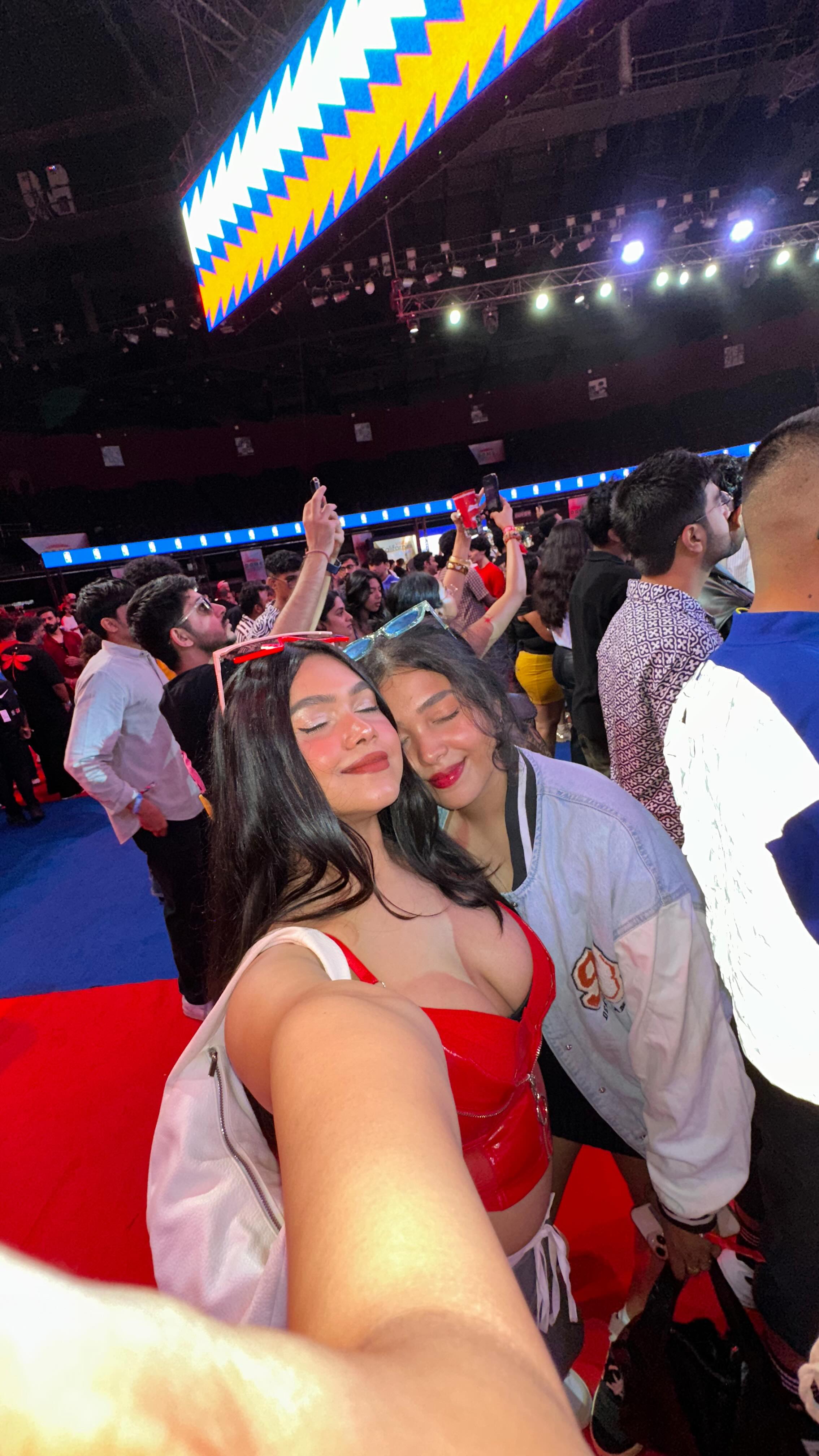 Instagram post by @prernapandaofficial for Rolling Loud. Caption reads: Finally found the best hack for @rollingloudindia....