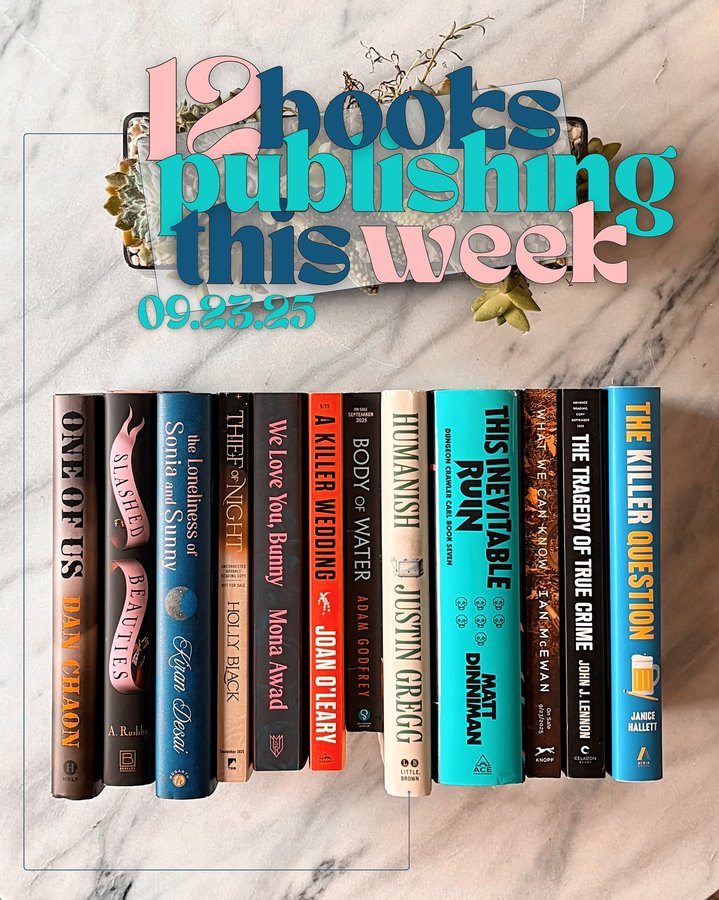 Instagram post by an influencer for Alfred A. Knopf. Caption reads: There are so MANY new books publishing this week,....