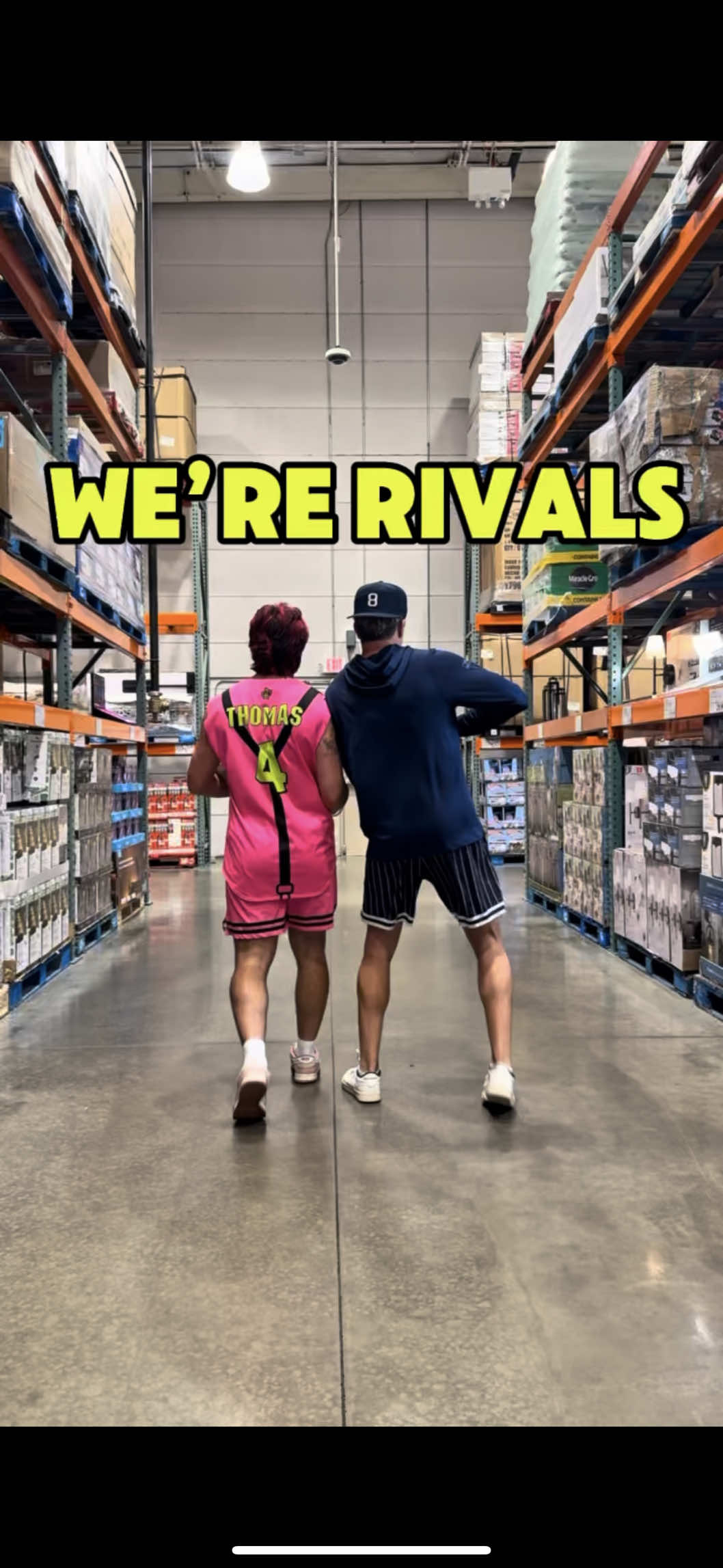 TikTok post by @jacksonolson_ for KIND Snacks. Caption reads: Rivals on the field. KIND off it!....