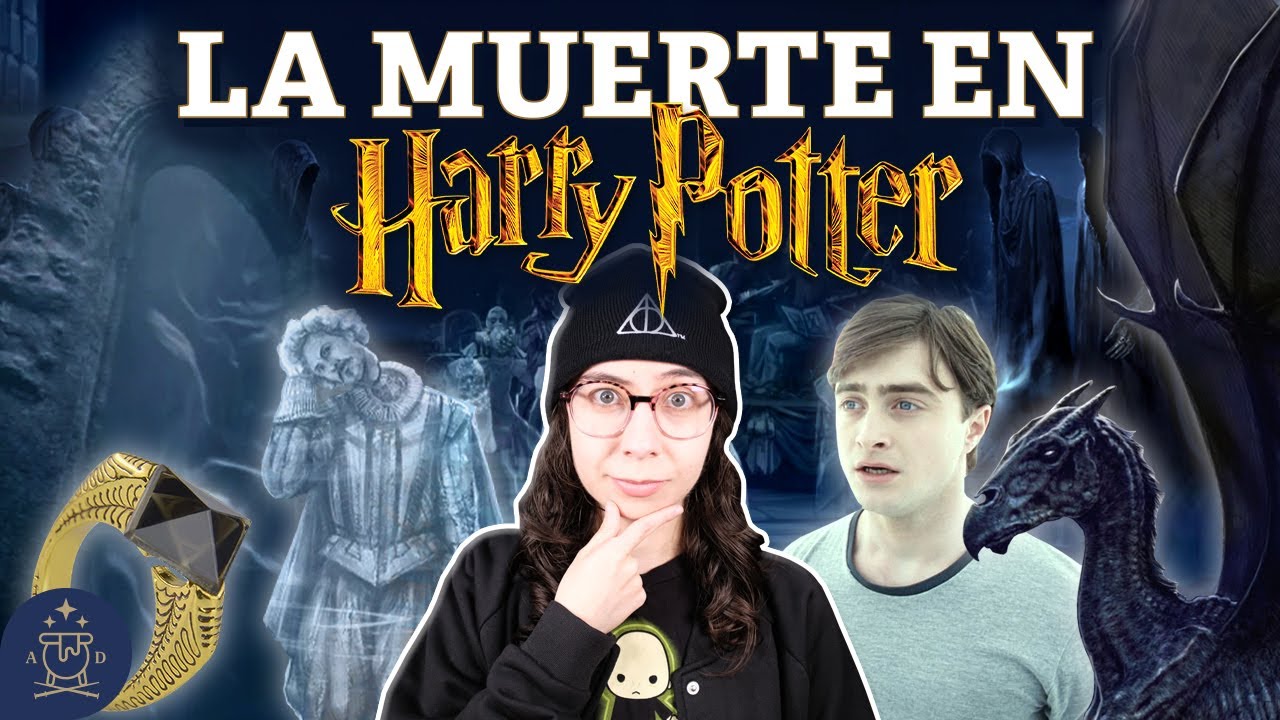 YouTube post by @ElAquelarreDeDany for Storytel. Caption reads: 💀 Death in Harry Potter | What no one has....