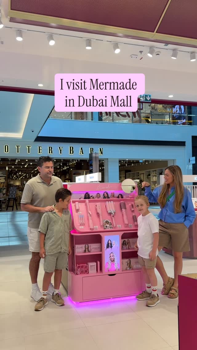 Instagram post by @tarasimich for Mermade Hair. Caption reads: Founder vlog 💁🏼‍♀️ This week the fam & I went to....