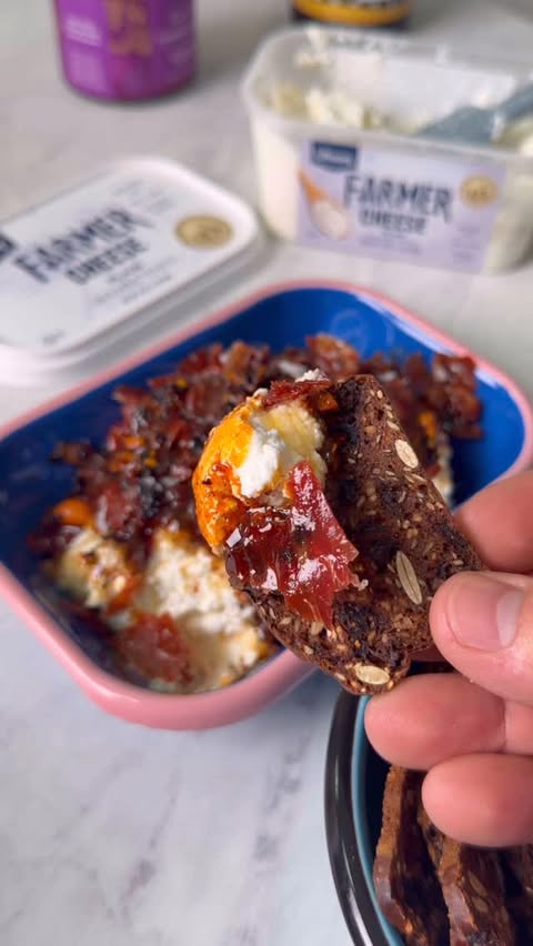 Instagram post by @freddsters for Lifeway Foods. Caption reads: Your new favorite Charcuterie Dip! Fig Jam &....