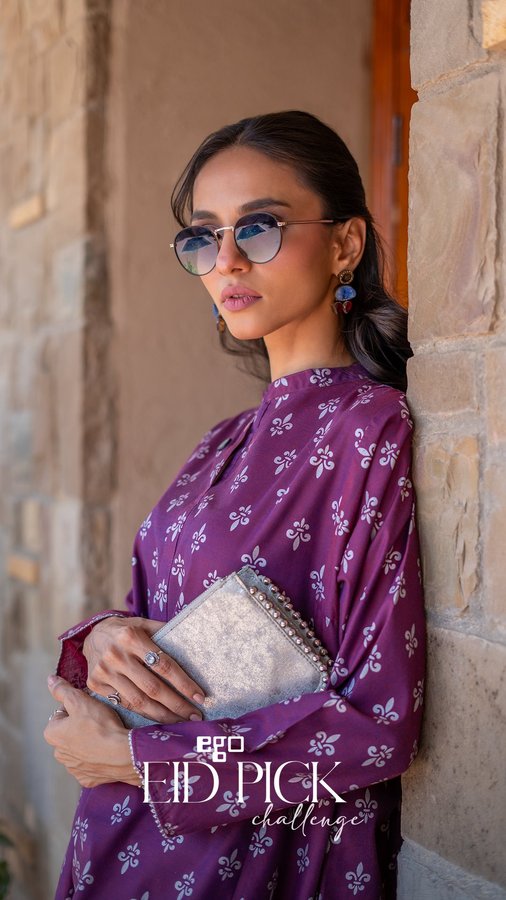 Instagram post by @javeriya_hanif for EGO. Caption reads: Accepted the #EGOEidPick challenge! Nominated by....