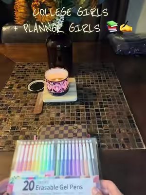 TikTok post by @monicad0211 for Shuttle Art. Caption reads: New semester = new pens. 📚✍️🌈 These Shuttle Art....