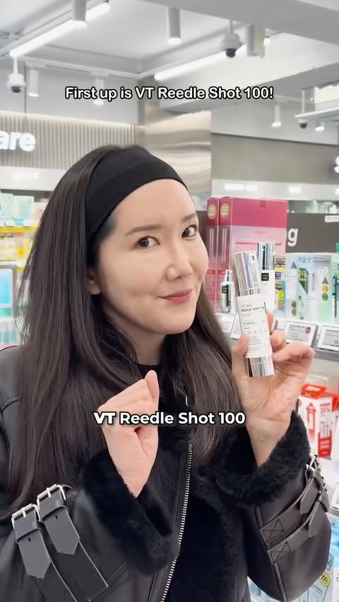 Instagram post by @euniunni for OLIVE YOUNG. Caption reads: Winter skin essentials from @oliveyoung_global....