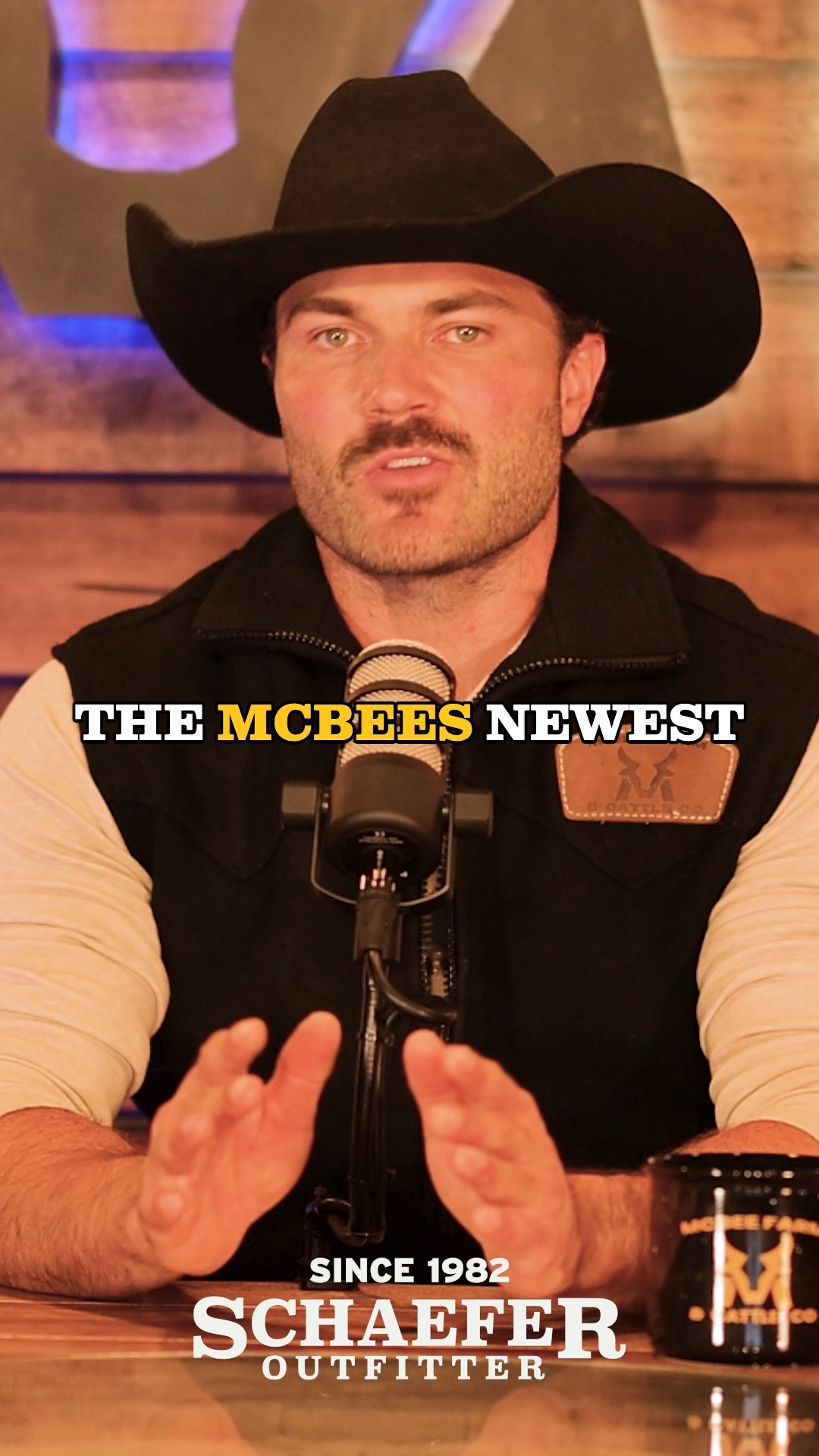 Instagram post by @morethanmcbee for Schaefer Outfitter. Caption reads: [...] couldn’t fit better. Proud to have Schaefer....